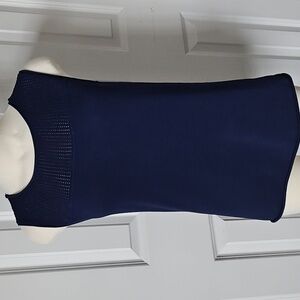 Catharine Malandrino Blue Sweater Tank Size M